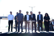 Kicillof y Alak proyectan obras urbanas y habitacionales en la bajada Papa Francisco de la Autopista Buenos Aires-La Plata
