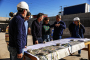 Cascallares y Katopodis recorrieron obras en Almirante Brown