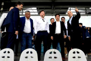 Alak se reunió con Kicillof y el Chiqui Tapia para convertir al Estadio Único en la casa de la Selección