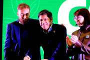Kicillof y Otermín apuntaron contra el “negacionismo” de Milei sobre el cambio climático