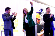 Magario llamó a la gente a votar a Fuerza Patria para frenar “el ajuste de Milei”
