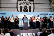 Kicillof llevó la campaña a Pilar: críticas a Milei, foto con Katopodis y Malena Galmarini