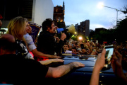 Historia sin fin: otro acto de campaña de Milei terminó con incidentes