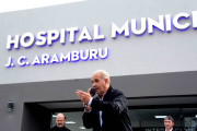 Zurro destacó el trabajo del hospital de Pehuajó y pidió respeto al personal de salud