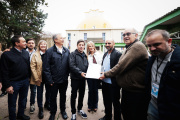Cascallares y Fabiani recibieron a Kicillof en la Jornada Patria por la Cultura del Encuentro