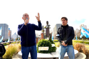 Alak y Kicillof homenajearon el legado de Eva Perón en Plaza Moreno a 74 años de su fallecimiento
