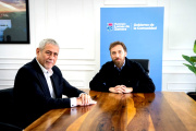 Luego del lanzamiento de la “Liga de Intendentes”, Otermín recibió a Ferraresi en Lomas