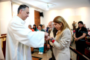 En la previa de la visita del Papa León XIV, Magdalena Sierra visitó el renovado Cottolengo Don Orione
