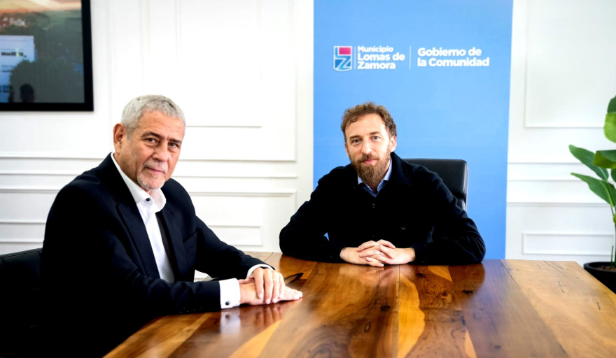 Luego del lanzamiento de la “Liga de Intendentes”, Otermín recibió a Ferraresi en Lomas